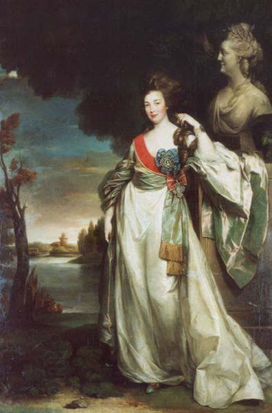 Richard Brompton Portrait of Aleksandra Branicka lady-in-waiting of Catherine II oil painting picture